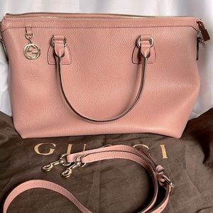 EUC!! Dust Rose Gucci Tote